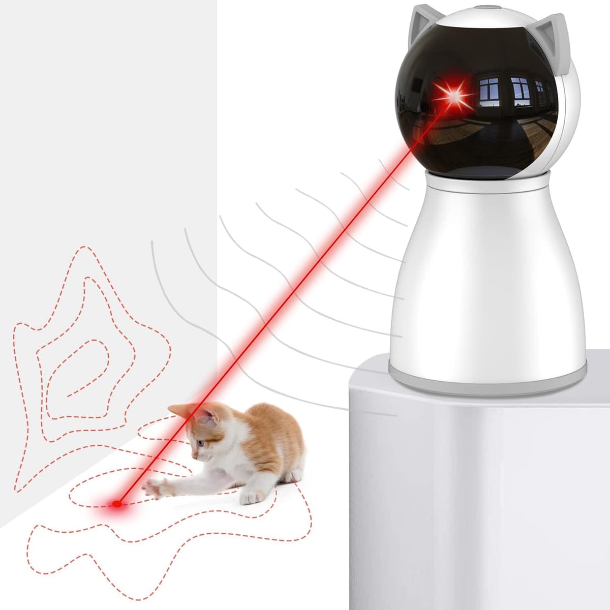 Juguete Láser Interactivo para Gatos